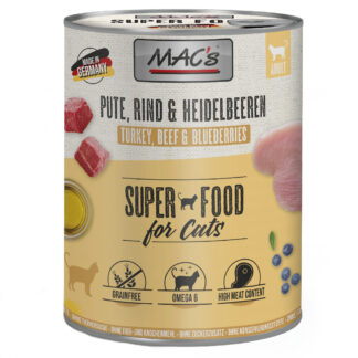 Výhodné balení MAC's Cat 12 ks (12 x 800 g) - Krůtí