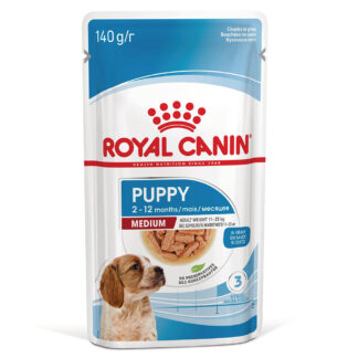 Royal Canin Medium Puppy v omáčce - 40 x 140 g