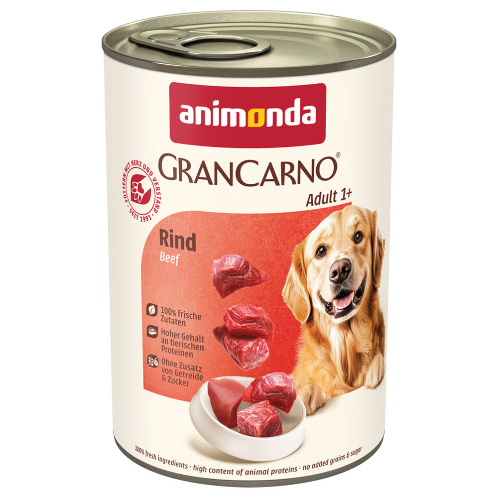 Výhodné balení animonda GranCarno Original 24 ks (24 x 400 g) - hovězí maso