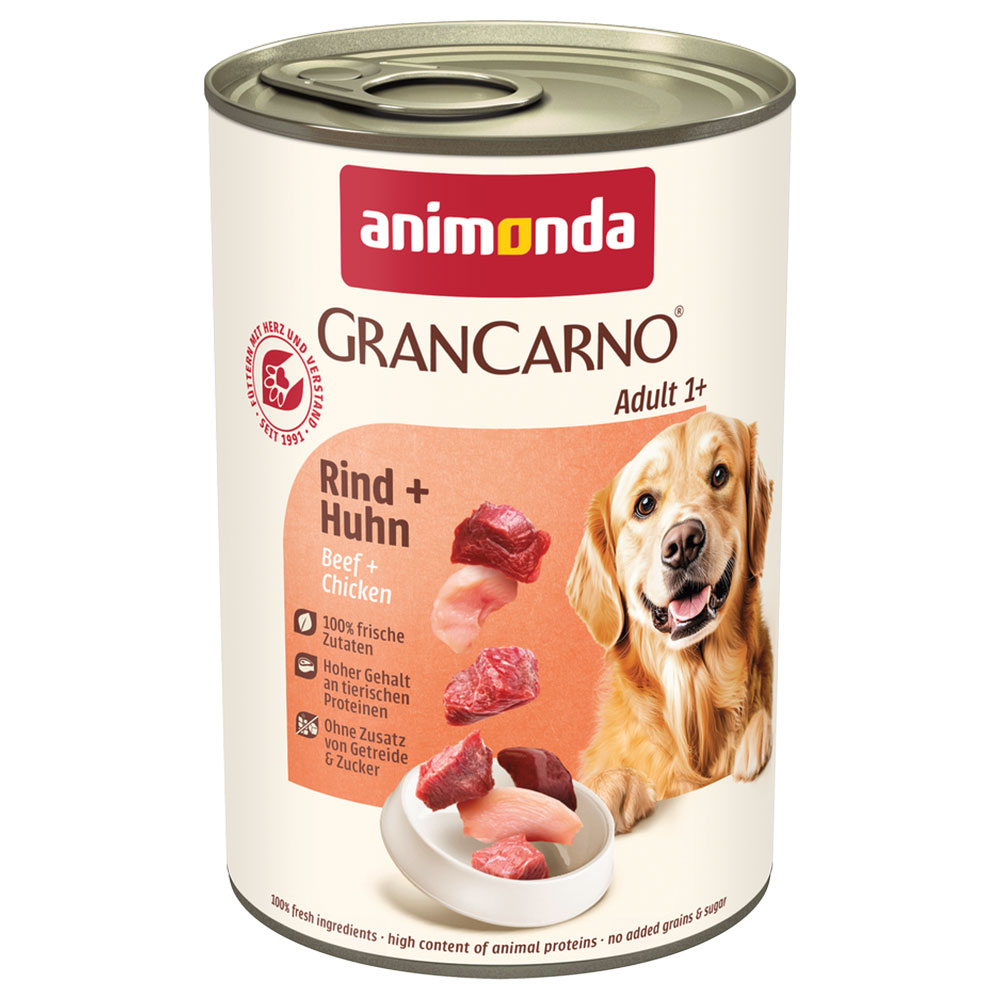 Výhodné balení animonda GranCarno Original 24 ks (24 x 400 g) - hovězí & kuře