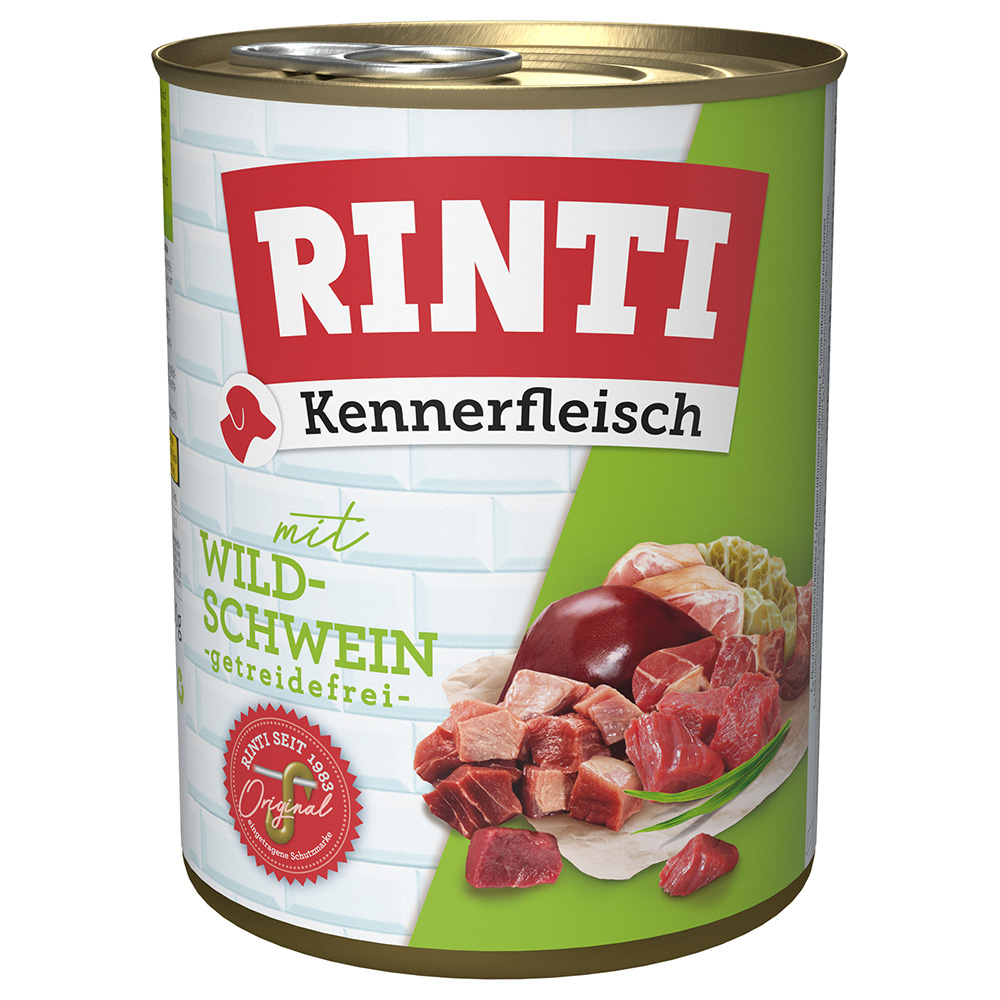 Výhodné balení RINTI Kennerfleisch 24 ks (24 x 800 g) - divočák