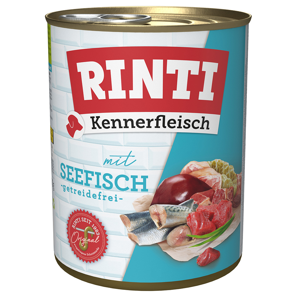 Výhodné balení RINTI Kennerfleisch 24 ks (24 x 800 g) - mořské ryby