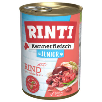 RINTI Kennerfleisch Junior 6 x 400 g / 24 x 400 g - Hovězí (24 x 400 g)