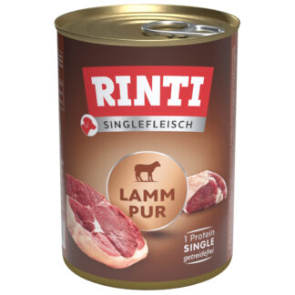 Rinti Sensible 12 x 400 g - Čisté jehněčí