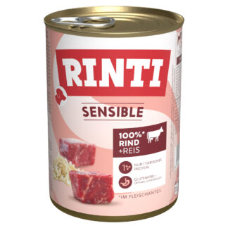 Výhodné balení RINTI Sensible 24 x 400 g - hovězí a rýže