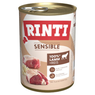 Rinti Sensible 12 x 400 g - Jehněčí & rýže