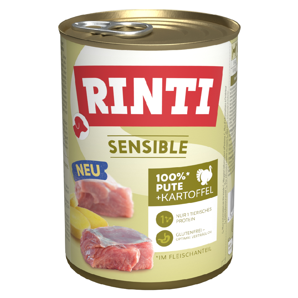 Rinti Sensible 12 x 400 g - Krůta & brambory