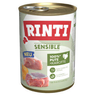 Rinti Sensible 12 x 400 g - Krůta & mrkev