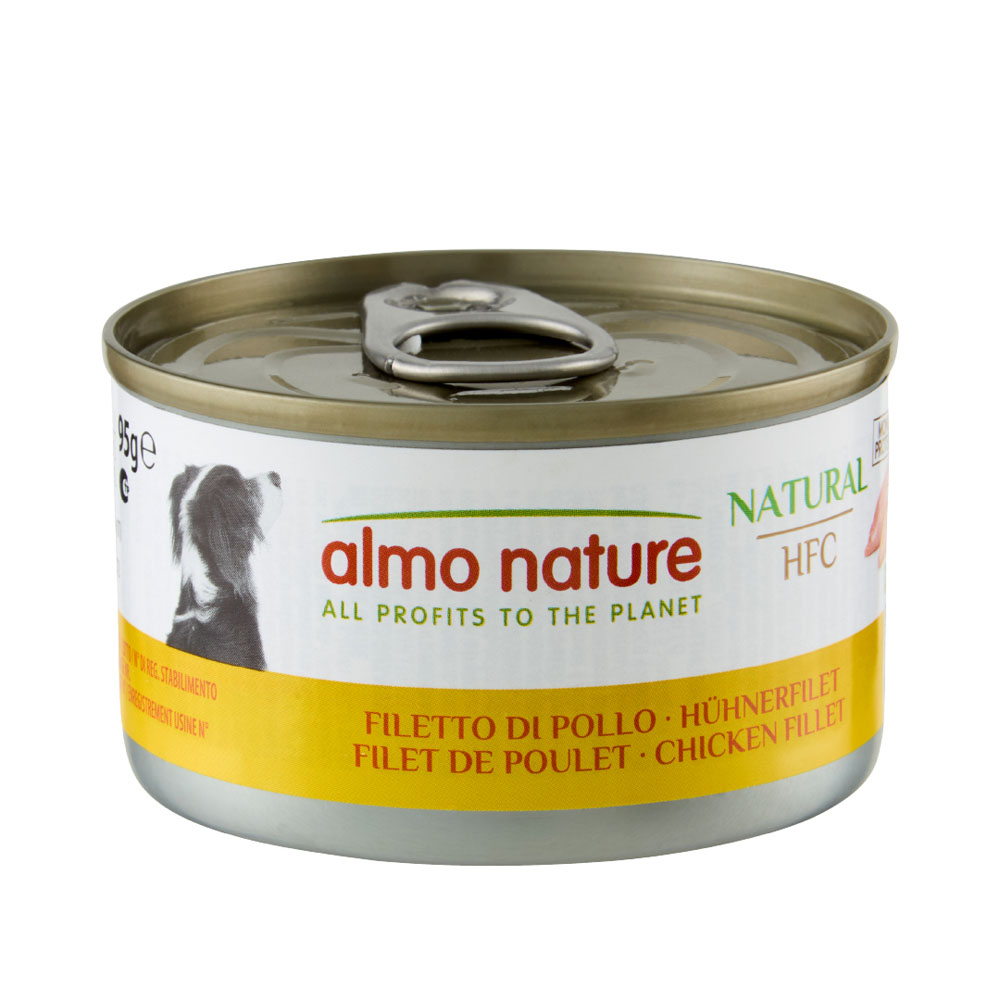 Almo Nature Dog HFC 24 x 95 g - Kuřecí plátky