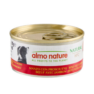 Almo Nature Dog HFC 24 x 95 g - Hovězí se šunkou