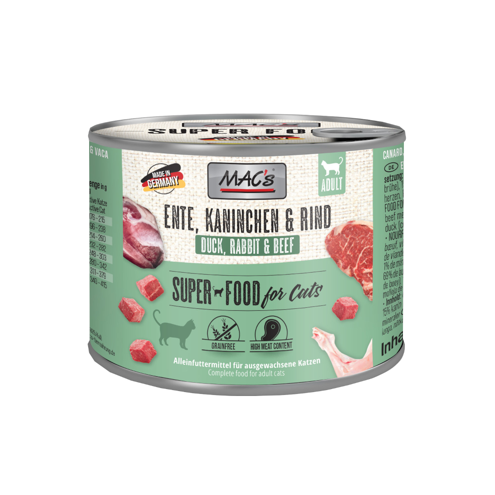 Výhodné balení MAC's Cat 24 ks (24 x 200 g) - Kachní