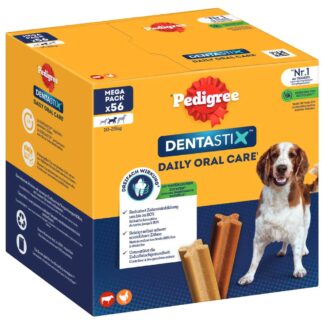Pedigree Dentastix každodenní péče o zuby - Multipack Medium 168 ks - pro středně velké psy (10-25 kg)