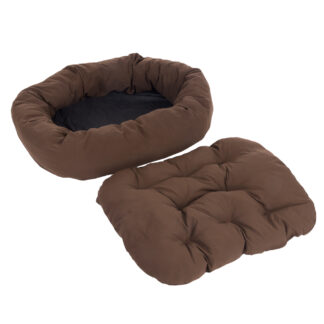 Psí pelíšek Cozy Mocca - D 120 x Š 105 x V 25 cm