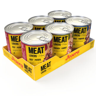 Výhodné balení Josera Meatlovers Menu 12 x 800 g  - mix (3 druhy)