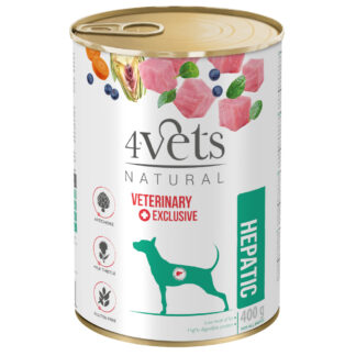 4Vets Natural Dog Hepatic 400 g - 6 x 400 g