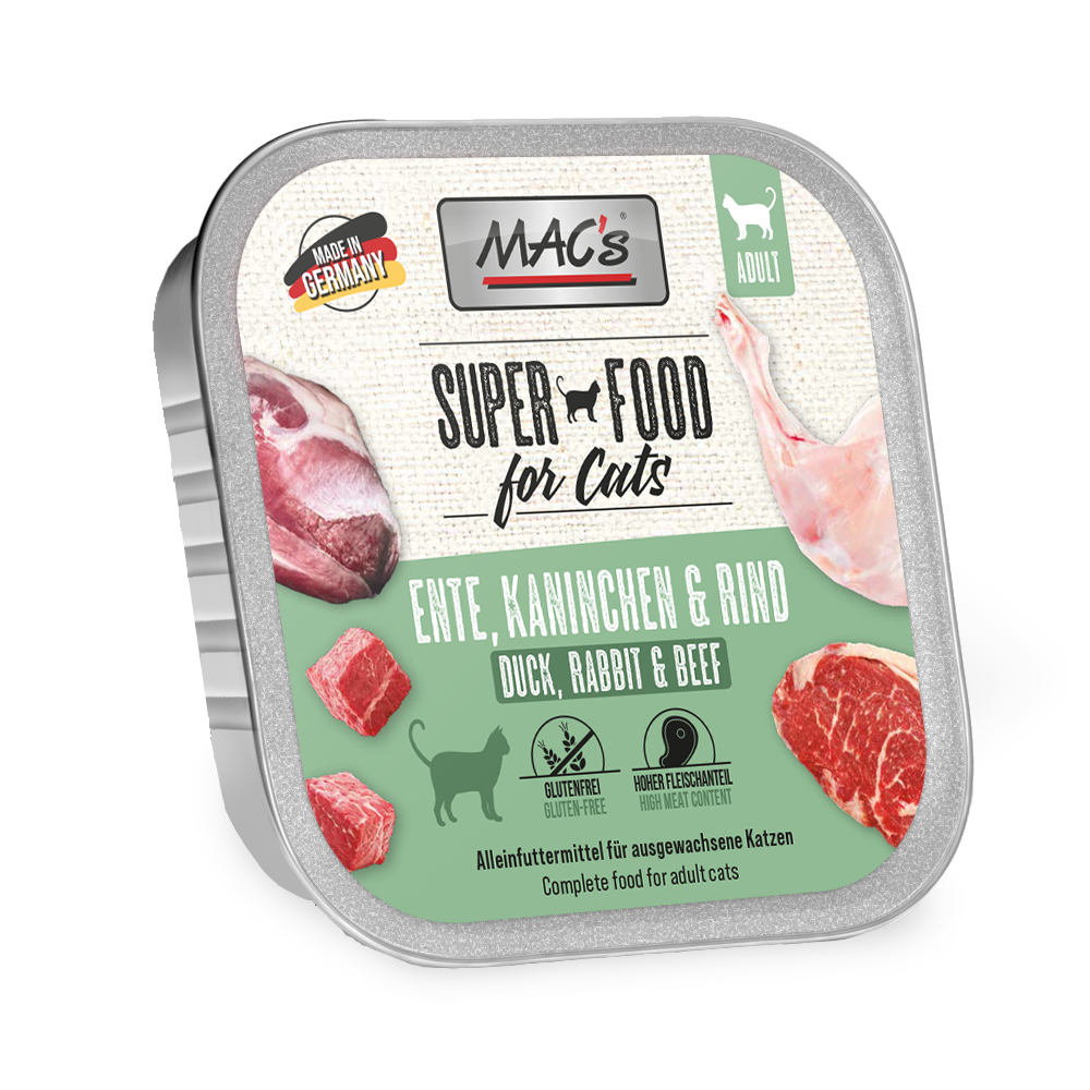 Výhodné balení MAC's Cat vanička 32 x 100 g - kachní