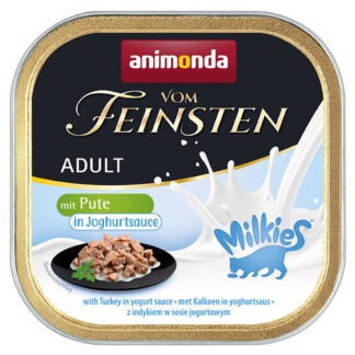 animonda Vom Feinsten Adult Milkies v omáčce - výhodné balení - krůtí v jogurtové omáčce