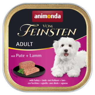 Výhodné balení animonda Vom Feinsten Adult 24 x 150 g - krůtí a jehněčí