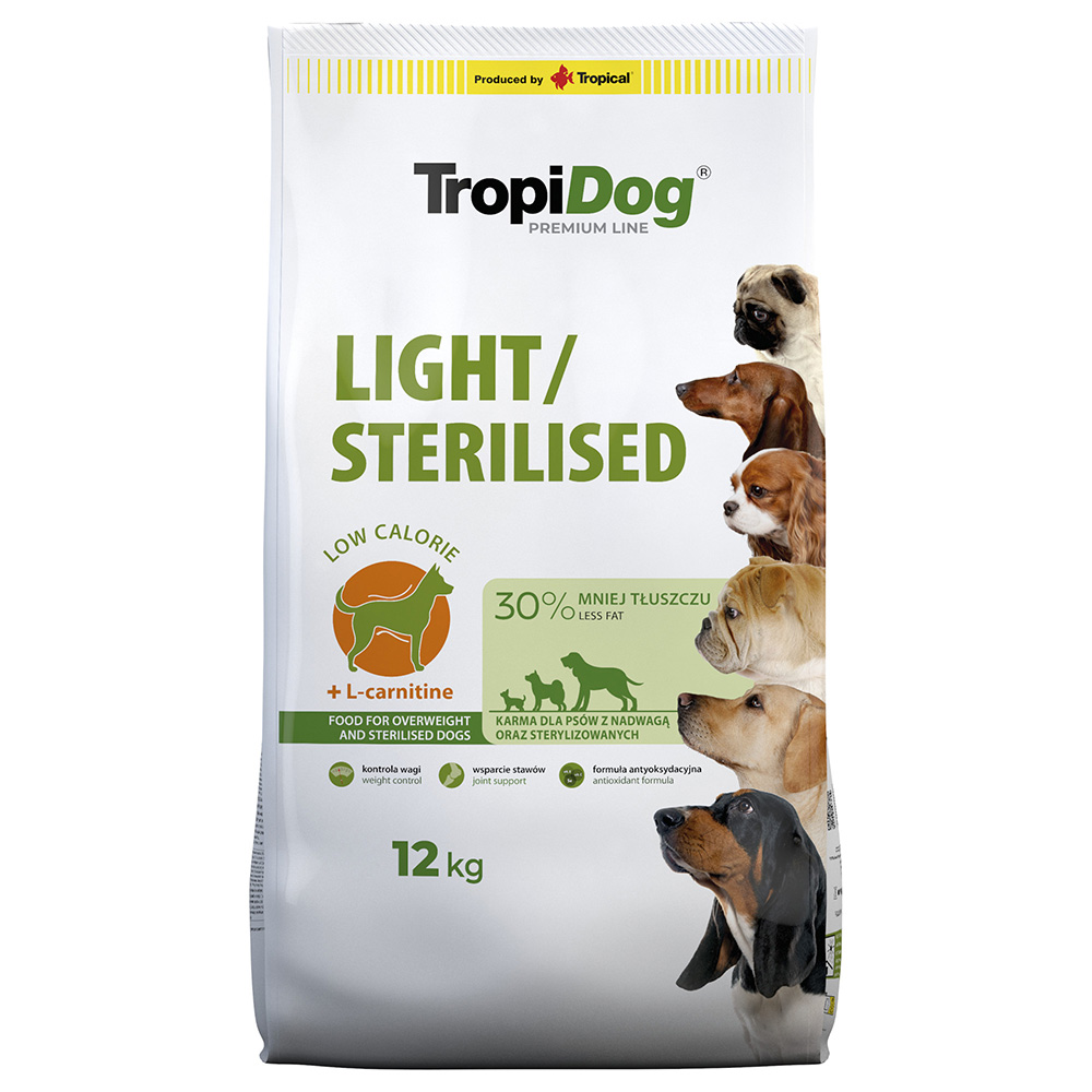 Tropidog Premium Light Chicken - 12 kg