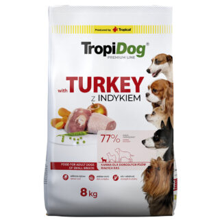 Tropidog Premium Adult Small Turkey & Rice - 8 kg
