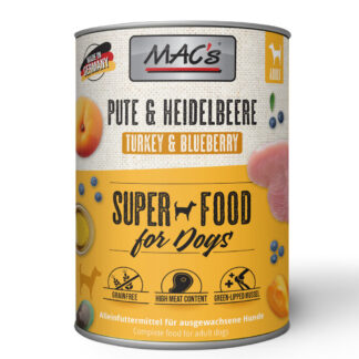 MAC's Adult 6 x 800 g - krůtí a borůvky