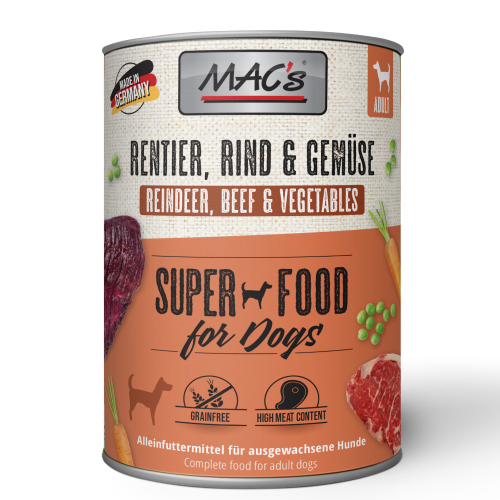 MAC's Adult 6 x 800 g - sobí a zelenina