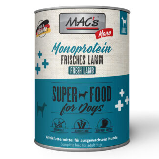 Výhodné balení MAC's Mono Sensitive 24 x 800 g - jehněčí