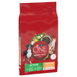 PURINA ONE Medium/Maxi Active Chicken - 2 x 7 kg