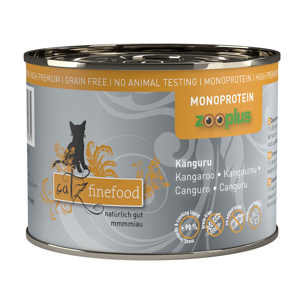 catz finefood Monoprotein zooplus 24 x 200 g - klokaní