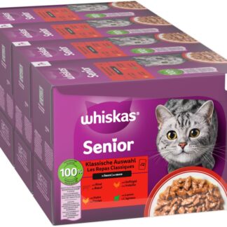 Megabalení Whiskas Senior kapsičky 48 x 85 g - 7+ klasický výběr v omáčce (85 g)