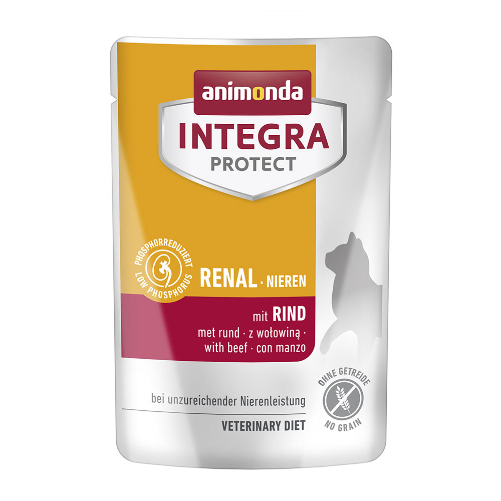 animonda Integra Protect Adult Renal 48 x 85 g - s hovězím