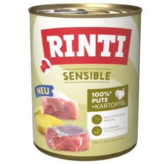 Výhodné balení RINTI Sensible 2 x 6 ks (12 x 800 g) - Krůta & brambory