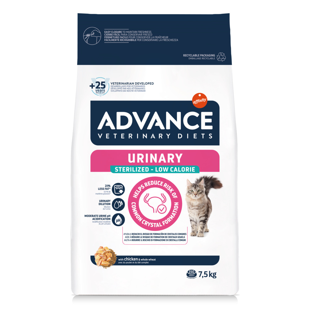 Advance Veterinary Diets Cat Urinary Sterilized Low Calorie - 7