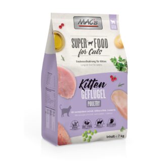 MAC's Superfood for Cats Kitten - výhodné balení: 2 x 7 kg