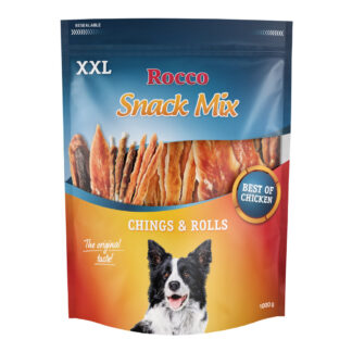 Rocco XXL Snack Mix Chicken - mix: Rolls kuřecí prsa