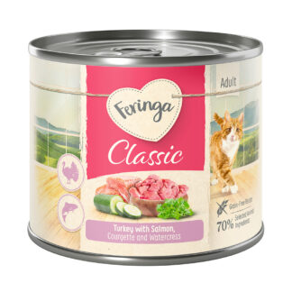 Feringa Classic Meat Menu 24 x 200 g - losos a krůtí