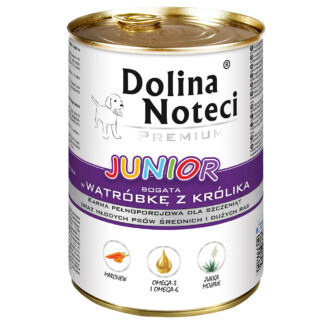 Dolina Noteci Premium Junior 24 x 400 g - králičí játra