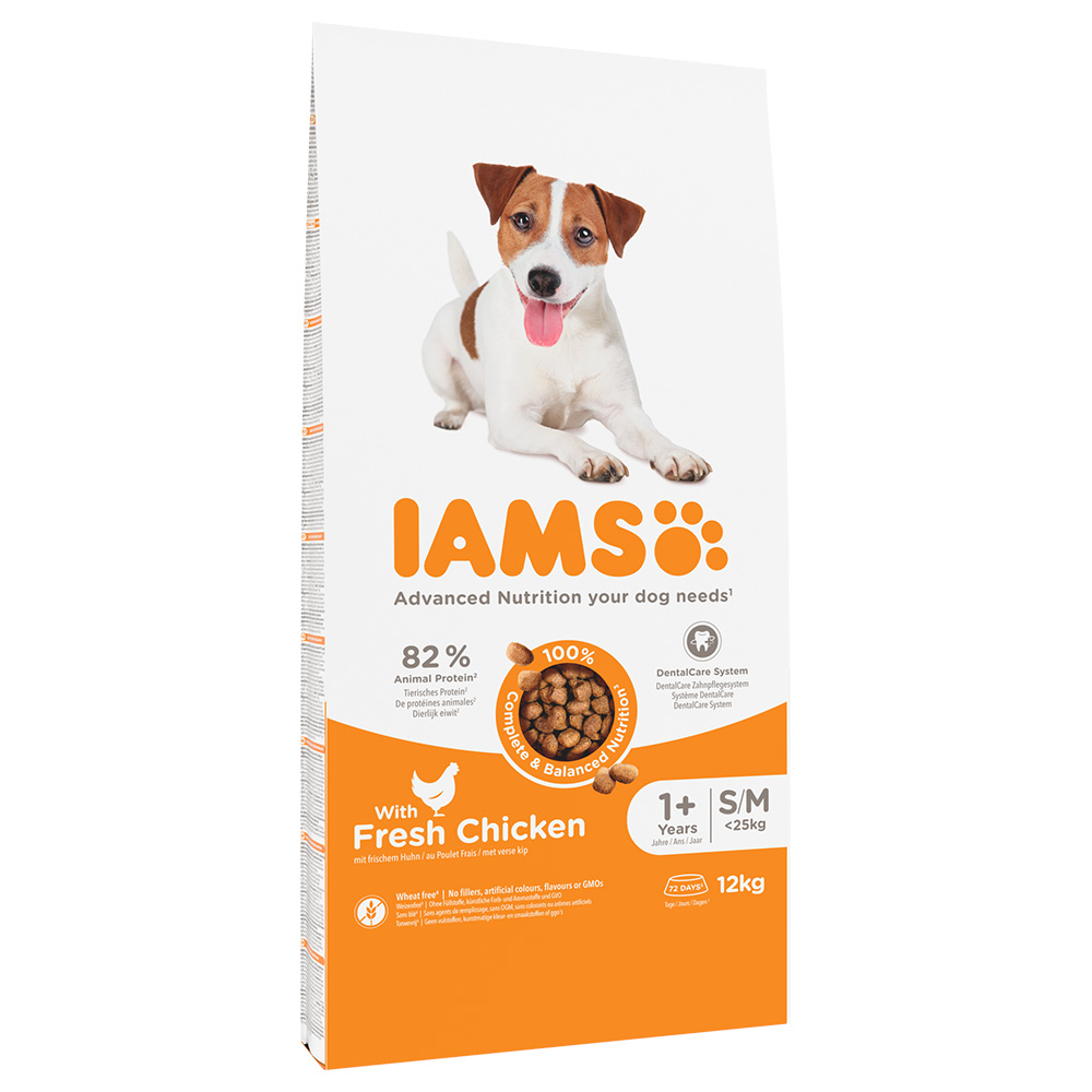 IAMS Advanced Nutrition Adult Small & Medium Dog s kuřecím - 2 x 12 kg
