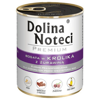 Dolina Noteci Premium 12  x 800 g - králičí s brusinkami