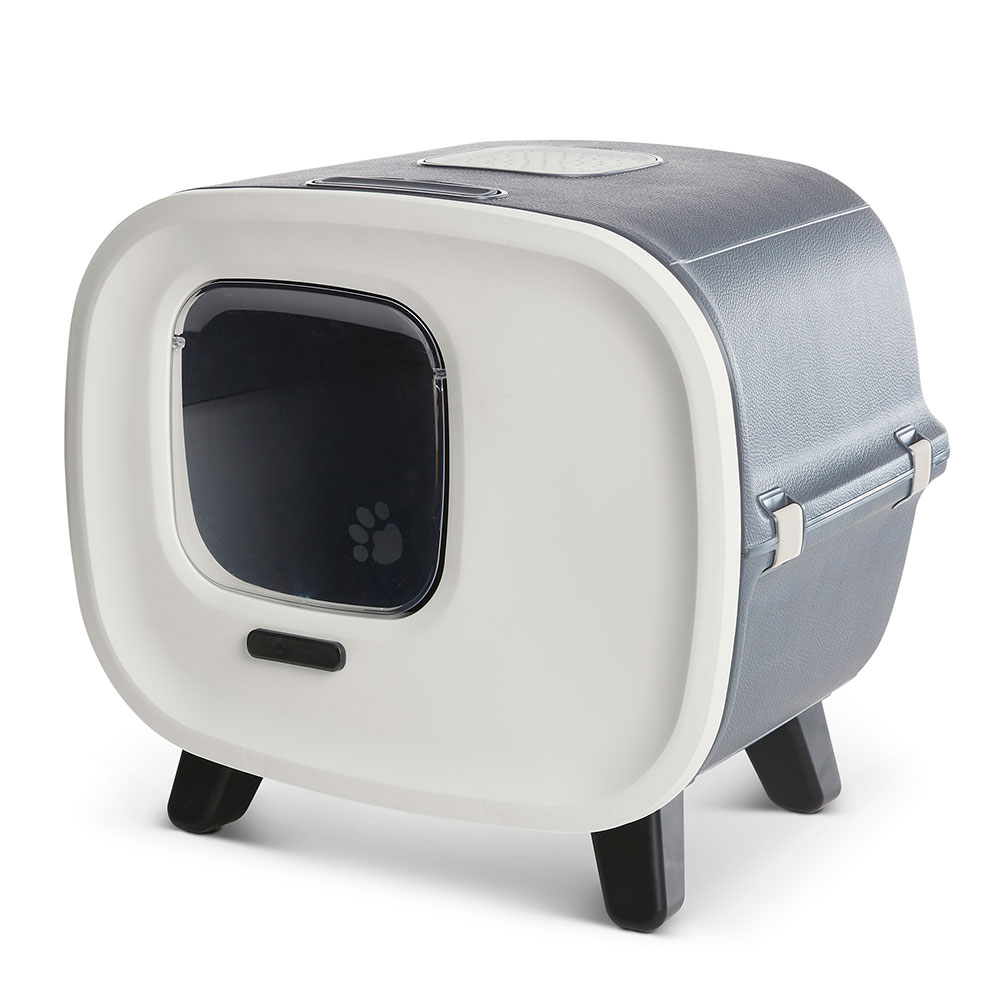 Savic Mira toaleta pro kočky - antracitová / bílá