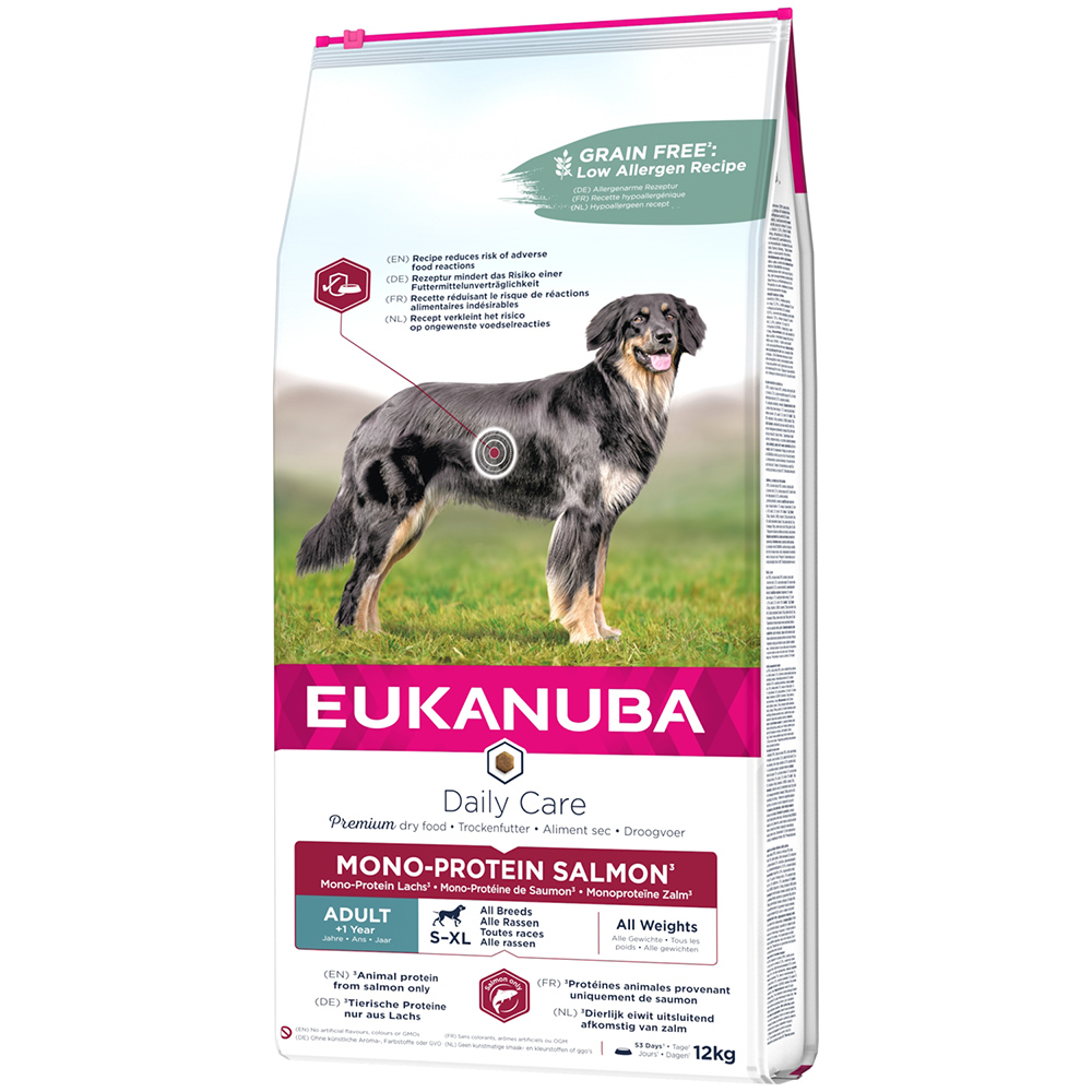 Eukanuba Adult Mono Protein Salmon - 2 x 12 kg