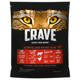 Crave s hovězím a kuřecím - 6 x 750 g