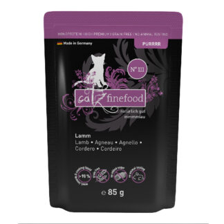 catz finefood Purrrr Pouch 24 x 85 g výhodné balení - jehněčí