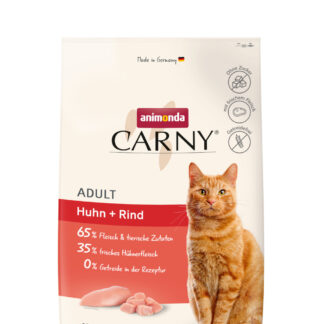 animonda Carny Adult kuřecí + hovězí - 10 kg