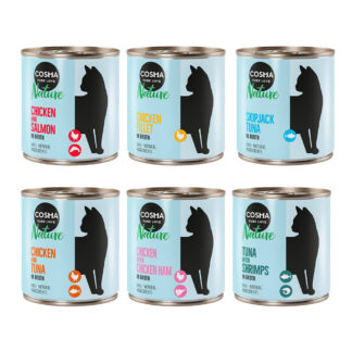 Výhodné balení Cosma Nature 12 x 280 g - Míchané balení (6 různých druhů)