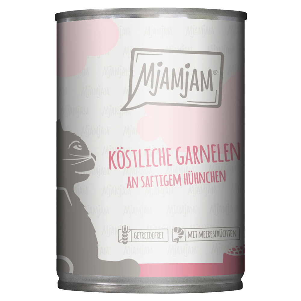 MjAMjAM 24 x 400 g - výhodné balení - krevety s kuřecím