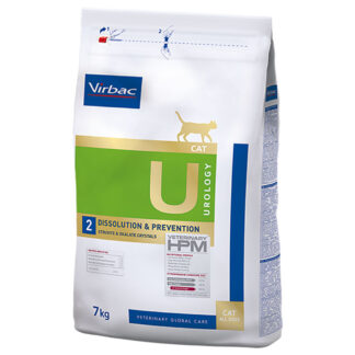 Virbac Veterinary HPM Cat Urology Dissolution & Prevention U2 - 2 x 7 kg