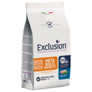 Exclusion Metabolic & Mobility Medium/Large Pork & Fiber - 12 kg