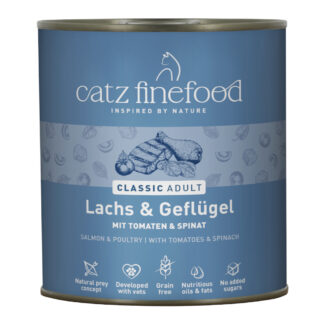 catz finefood 6 x 800 g - losos a drůbež