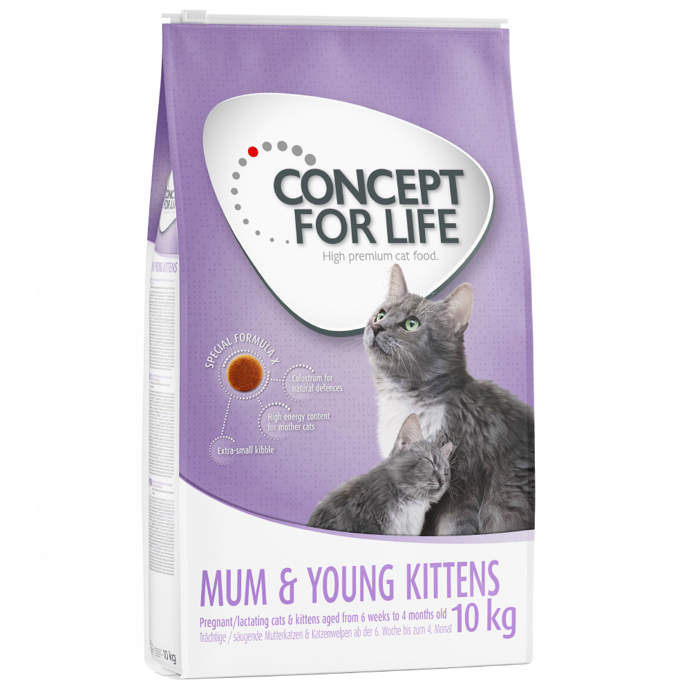 Concept for Life Mum & Young Kittens – Vylepšená receptura! - 2 x 10 kg